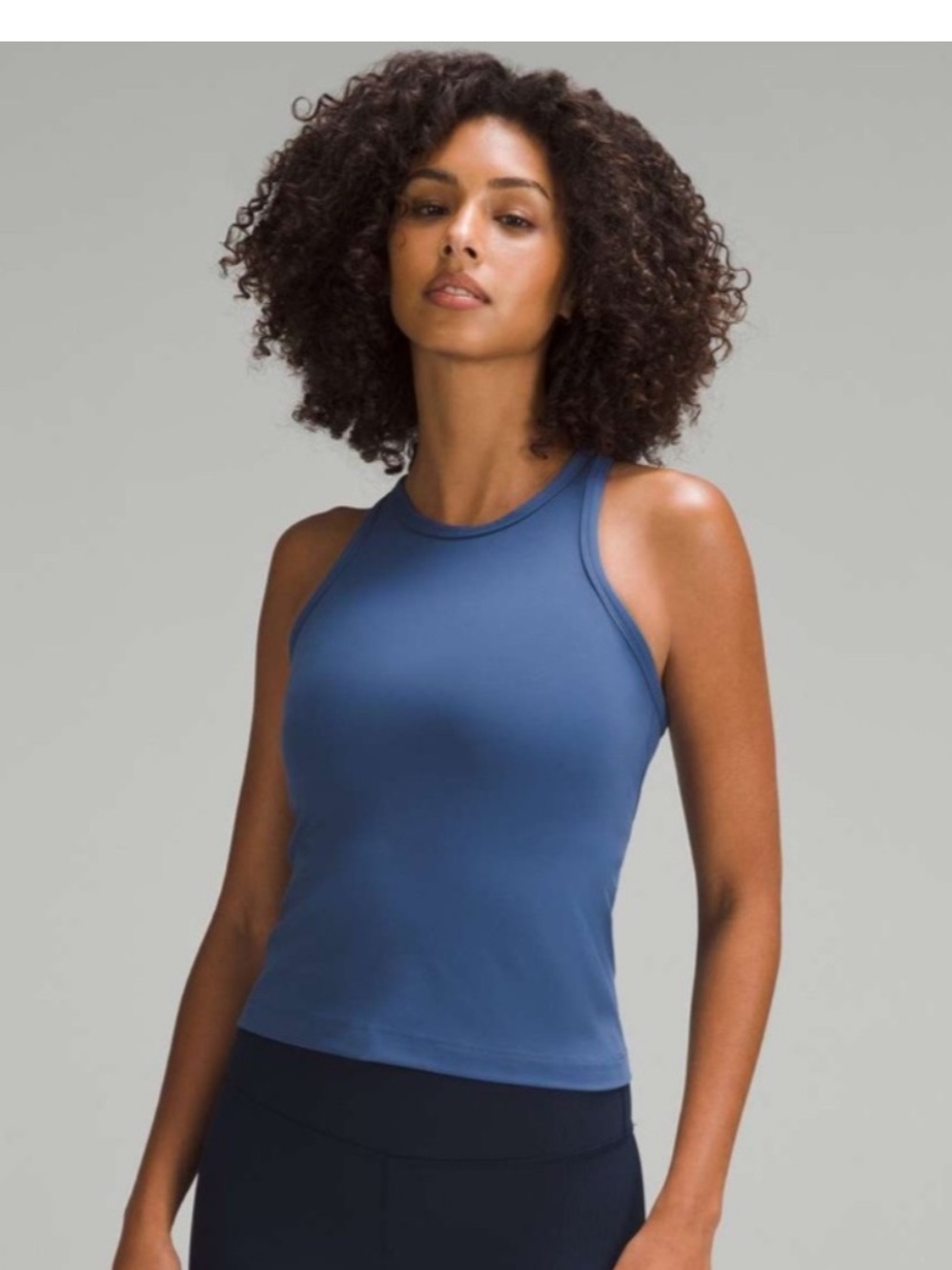 Women’s LULULEMON Align Racerback Tank Top~Waist Length~Size 12~Pitch Blue